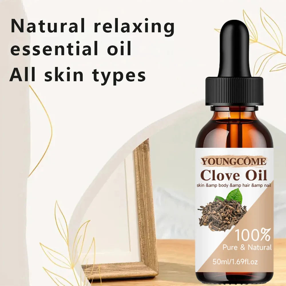Clove essential oil helps keep skin hydrated and improves skin elasticity shine facial care Moisturizing Repair Anti-aging