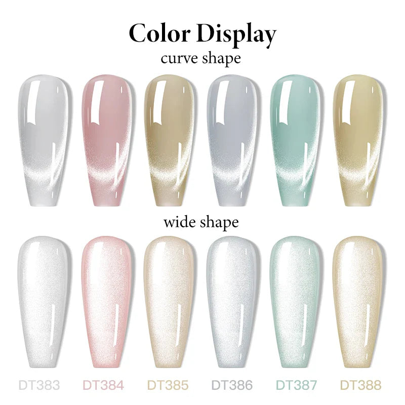 7ml Cat Magnetic Gel Nail Polish Pink Silver Semi Permanent Glitter Magnetic Gel UV/LED Needed Soak Off Painting Vanrish Design