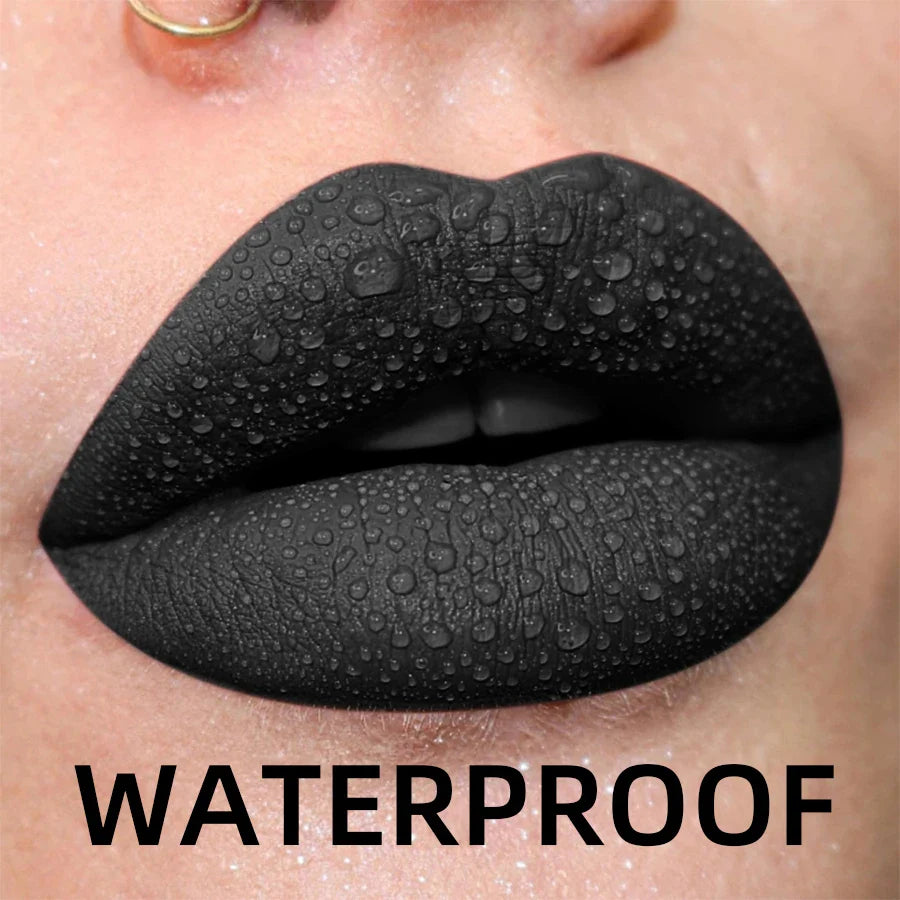 1pcs Waterproof Matte Velvet Lip Glaze Moisturizing Lip Gloss Long Lasting Liquid Lipstick Not Easy to Fade Lip tint Makeup