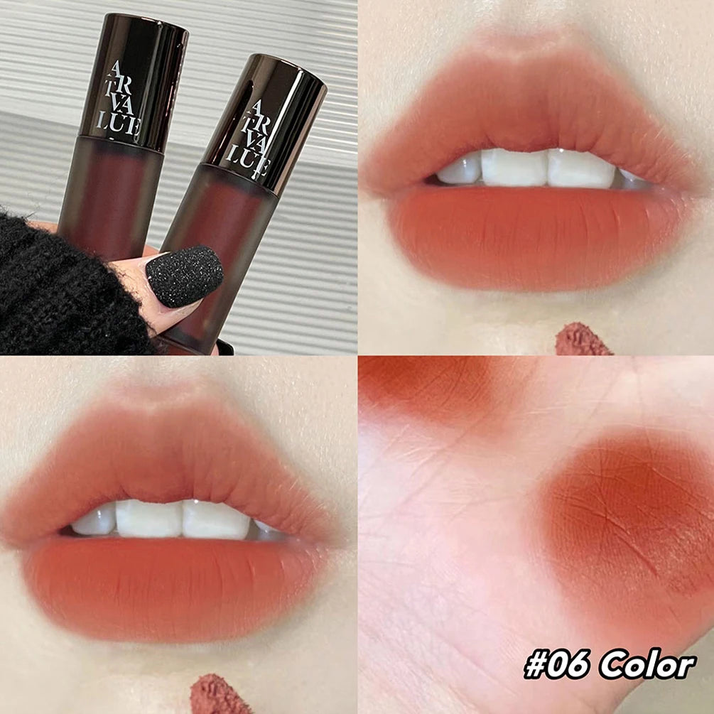 Matte Velvet Liquid Lipstick Lasting Lipgloss Tint Waterproof Sexy Red Orange Lips Makeup For Women Lip Glaze Korean Cosmetics