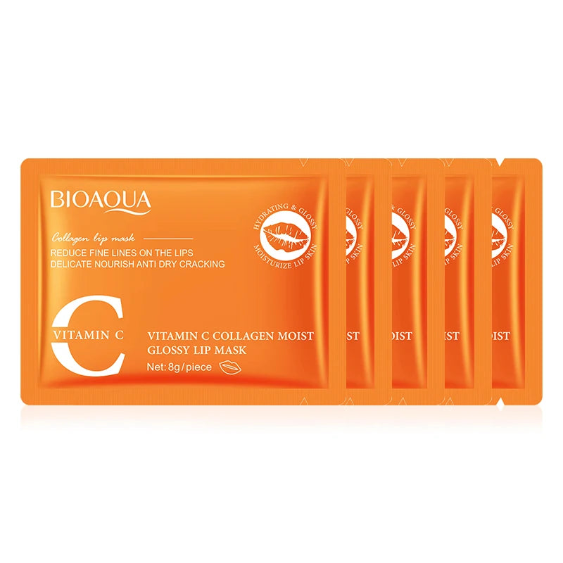 BIOAQUA Retinol Crystal Collagen Lip Mask Moisturizing Plump Lips Gel Masks Anti Wrinkles Hydrating Lip Plumper Lips Skin Care