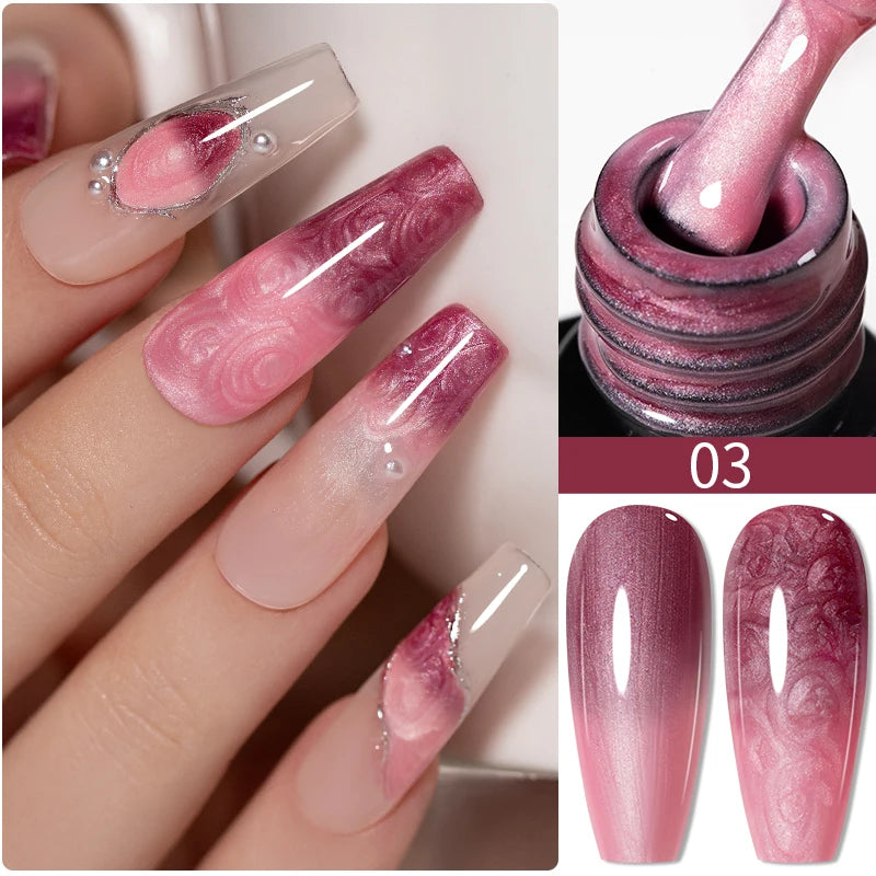 PUENTE 15ML Vitamin E Base Coat Gel Nail Polish For Soft Thin Breaking Nails Strengthen Soak Off UV Gel Varnish For Nail Care