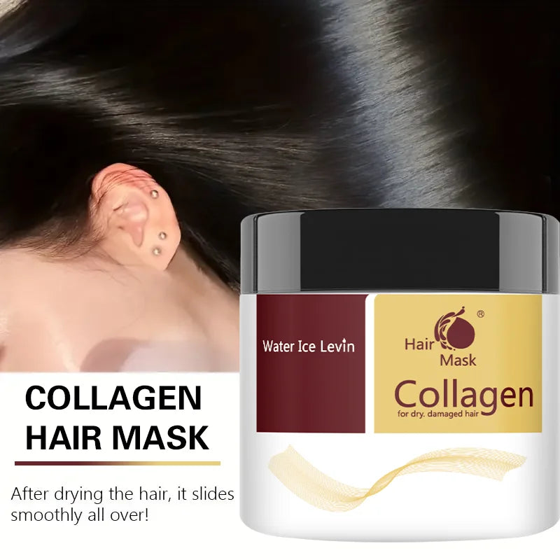 Collagen Hair Care Deep Repair Conditioning Moroccan Argan Oil Hair Mask EssenceFor Dry Damaged Hair Repair Revitalize Hair Care