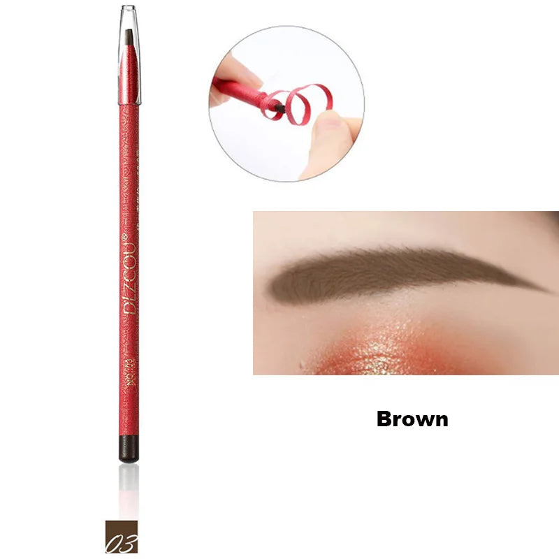 Waterproof Eyebrow Pencil – Long-Lasting Brow Tint Enhancer for a Natural Lifted Look, Professional Eye Makeup Tool