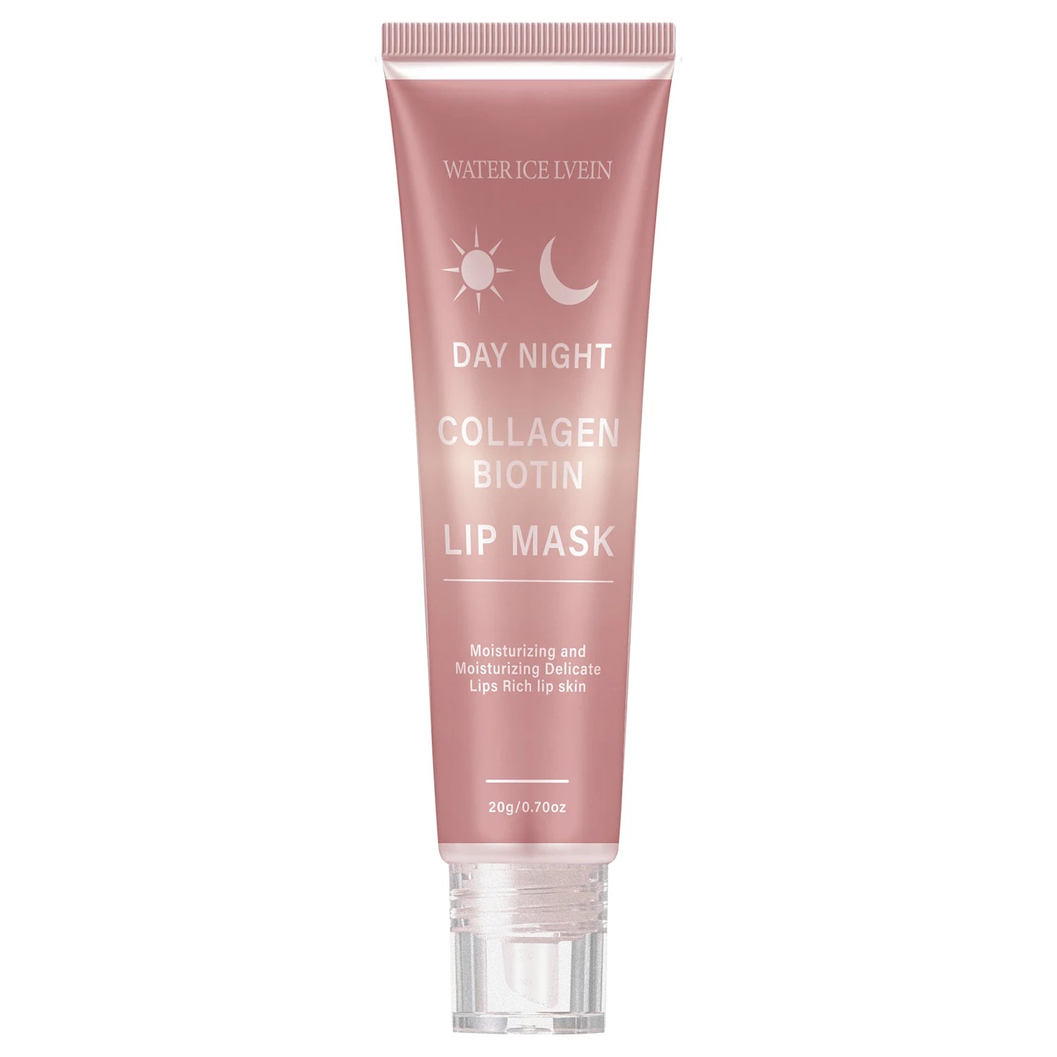Collagen Biotin Lip Mask 20g with Peptides & Aloe - Moisturizing Nourishing Lip Care, Peel Off Mask