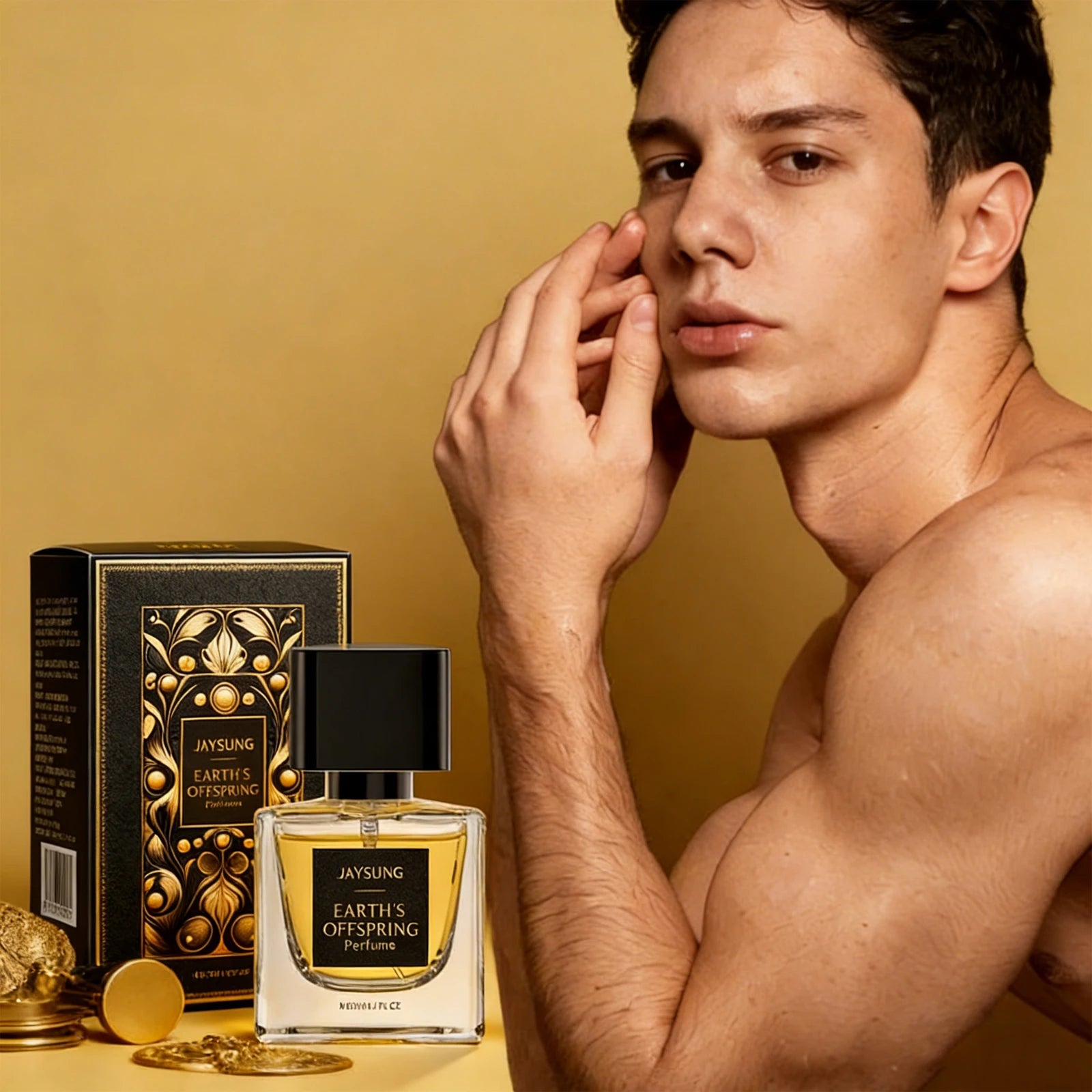 Jaysuing 30ml Men Charming Daily Perfume Refreshing Gentleman Scent Long-Lasting Fragrance Boosts Confidence Body Spray