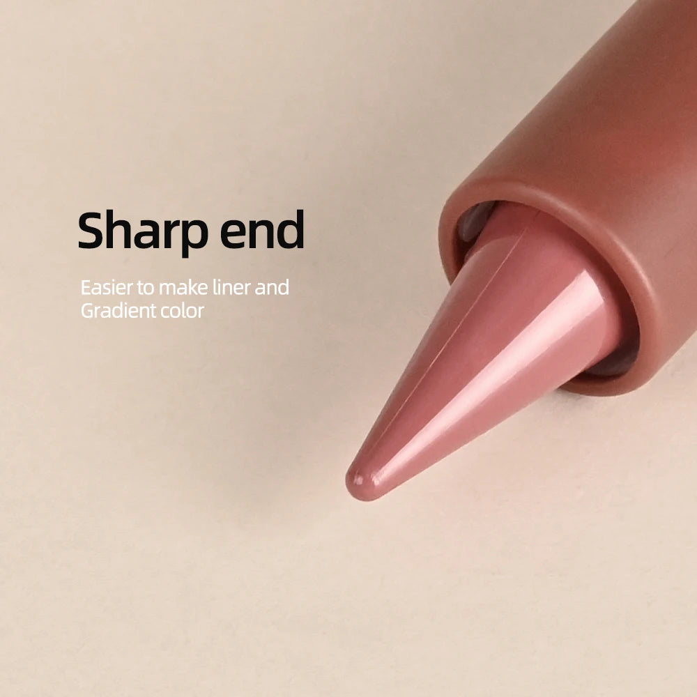 Gradient Lip Liner Lipstick Long Lasting Waterproof Matte Makeup Non Sticky Contouring Tint Lip Liner Crayon Lip Cosmetics