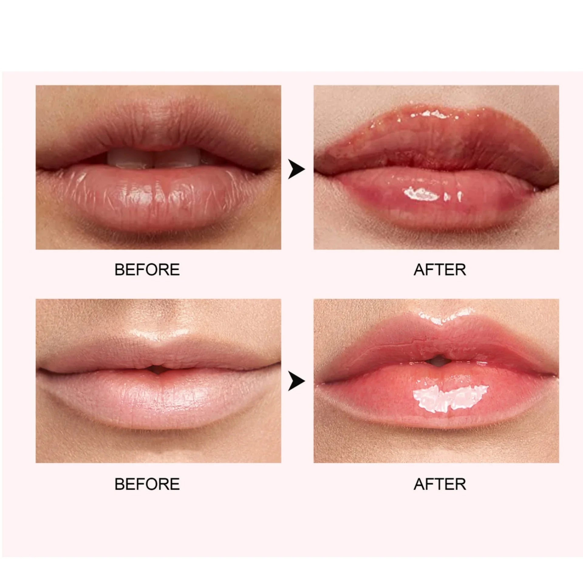 HANDAYAN 6-Color Lip Plumping Booster Moisturizing Clear Lip Gloss Plumping Honey Lip Oil Rich Lips Lipgloss Makeup