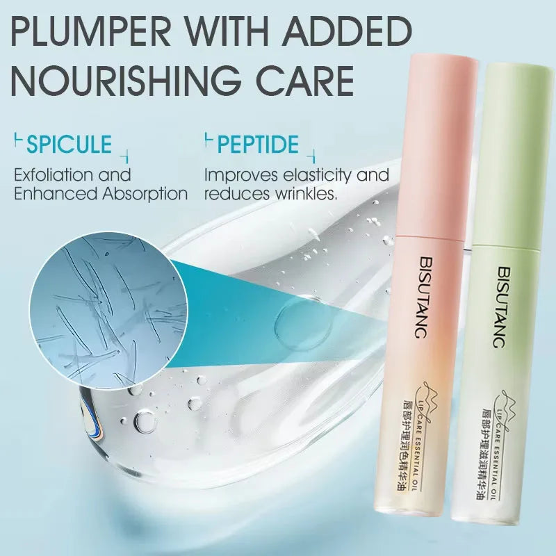 Instant Volumising Lip Plumper Oil Lip Enhancer Lip Gloss Plumping Serum Moisturizing Anti-Wrinkle Lipstick Sexy Lip Care Makeup