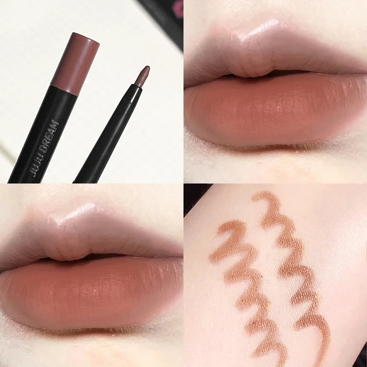 Lip liner, lip brush, lip pencil, one-piece outline, three-dimensional full lip shape, long-lasting and easy to color