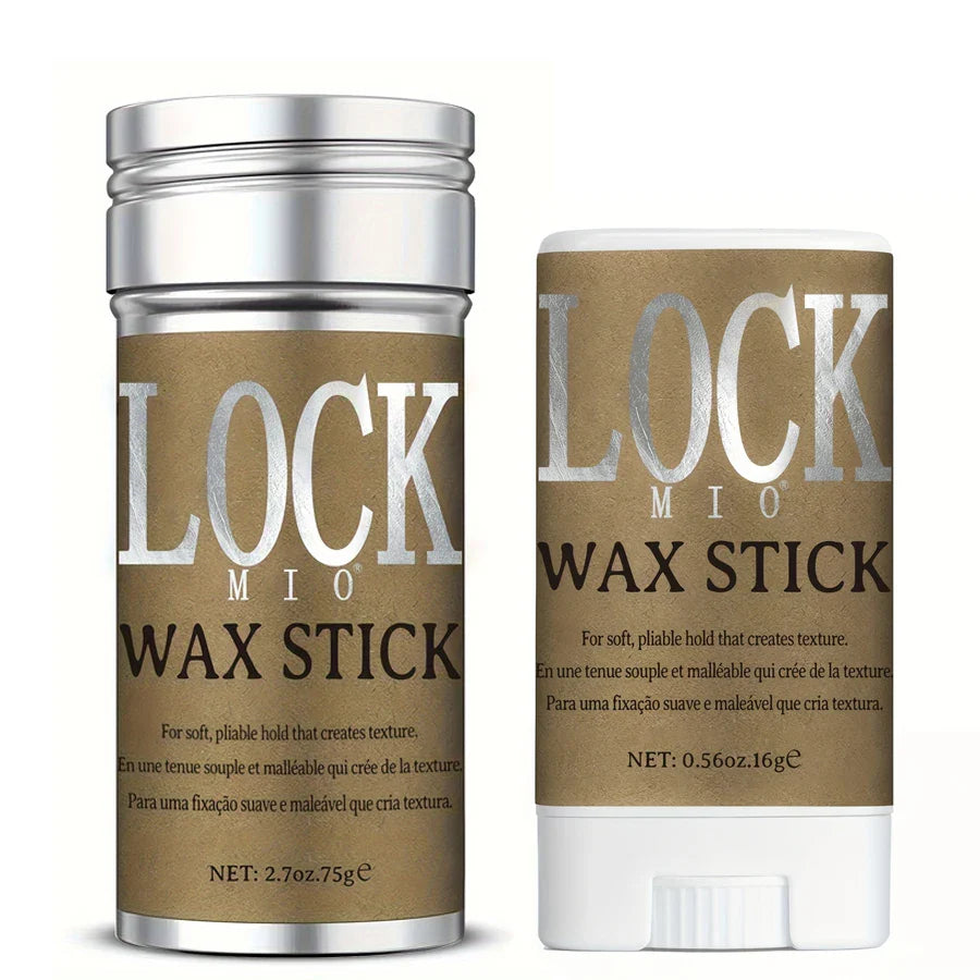 LOCKMIO Hair Wax Stick for Women and Kids Long Lasting Hold Pomade Control Broken Frizz Flyaway Styling Wax for Natural Wigs