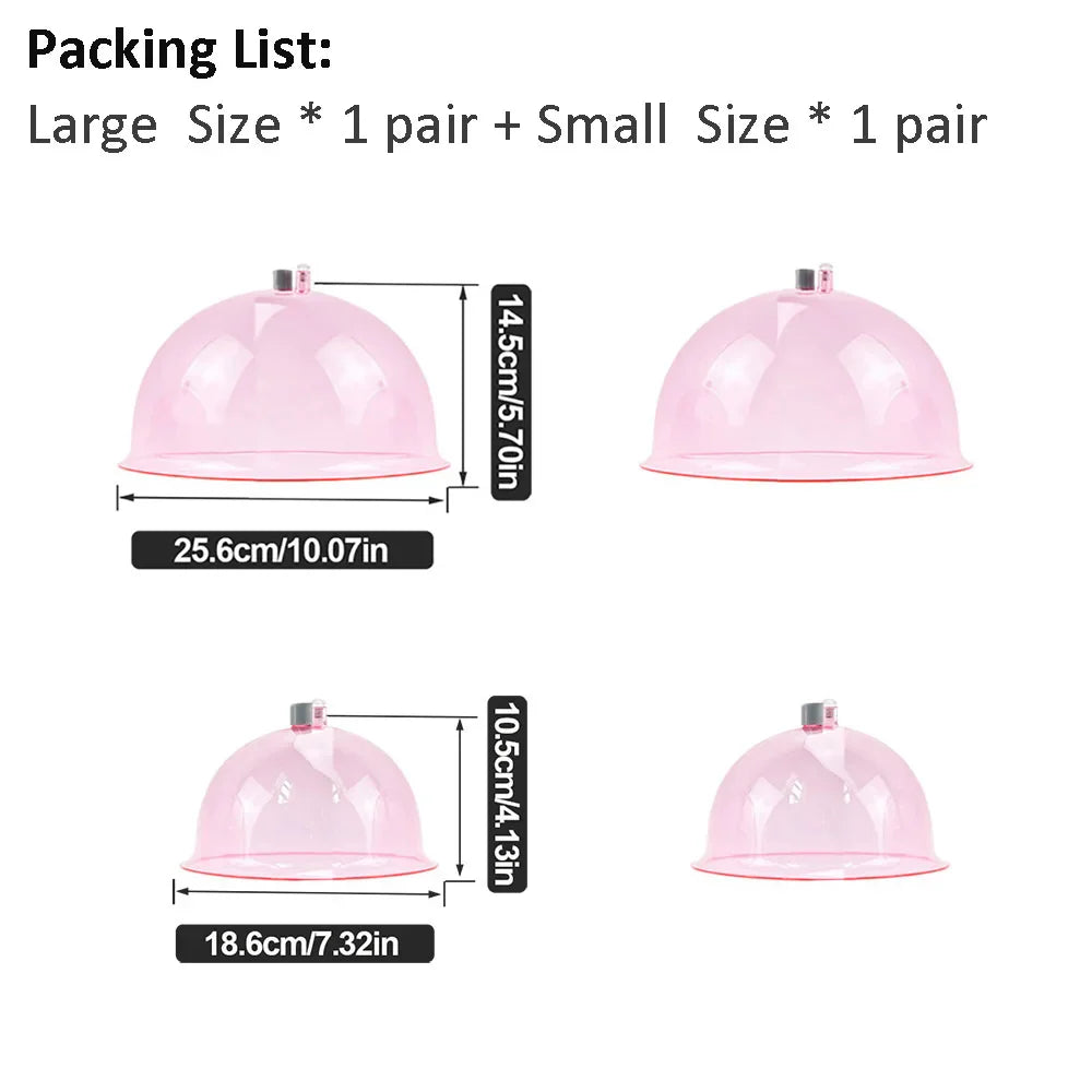 Suction Buttocks Lifting Cups Vacuum Butt Lift Improve Flat Sagging Buttocks Hip Plumping Jar