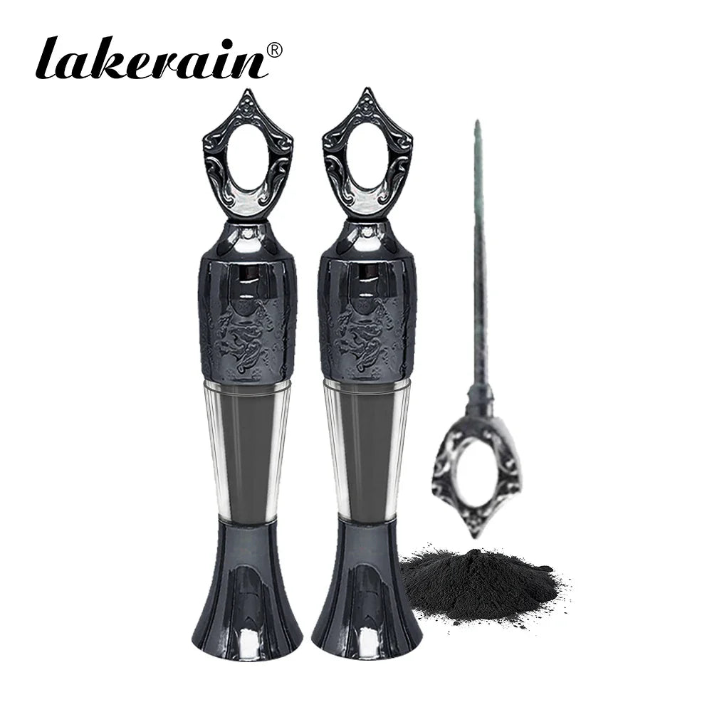 4Colors Etro Bottle Powder Eyeliner Mineral Powder Eye Liner Stick Waterproof Long Lasting Black Kohl Eyeshadow No Smudge Makeup