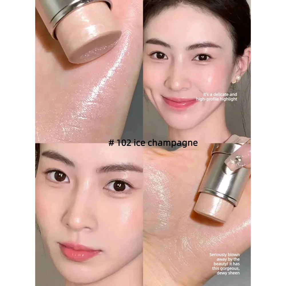 High Gloss Stick Highlighter Blush Water Light Shimmer Waterproof Face Contour Illuminator Brighten Contouring Rouge