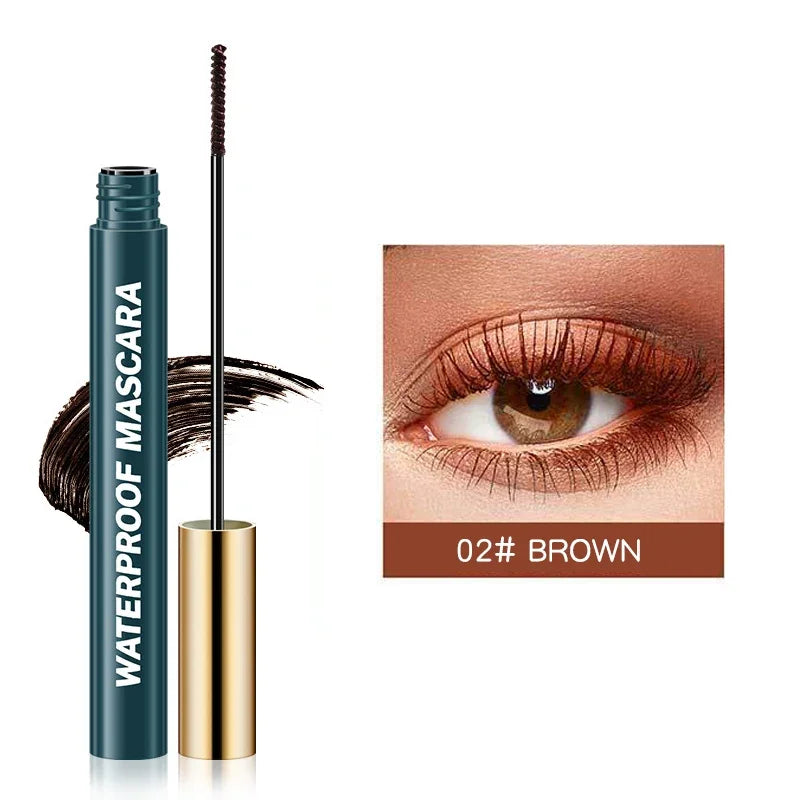 Ultra Fine Volumizing Mascara -Natural Effect， Waterproof & Sweat Proof, Long Lasting-Perfect Festivals and Special Occasions
