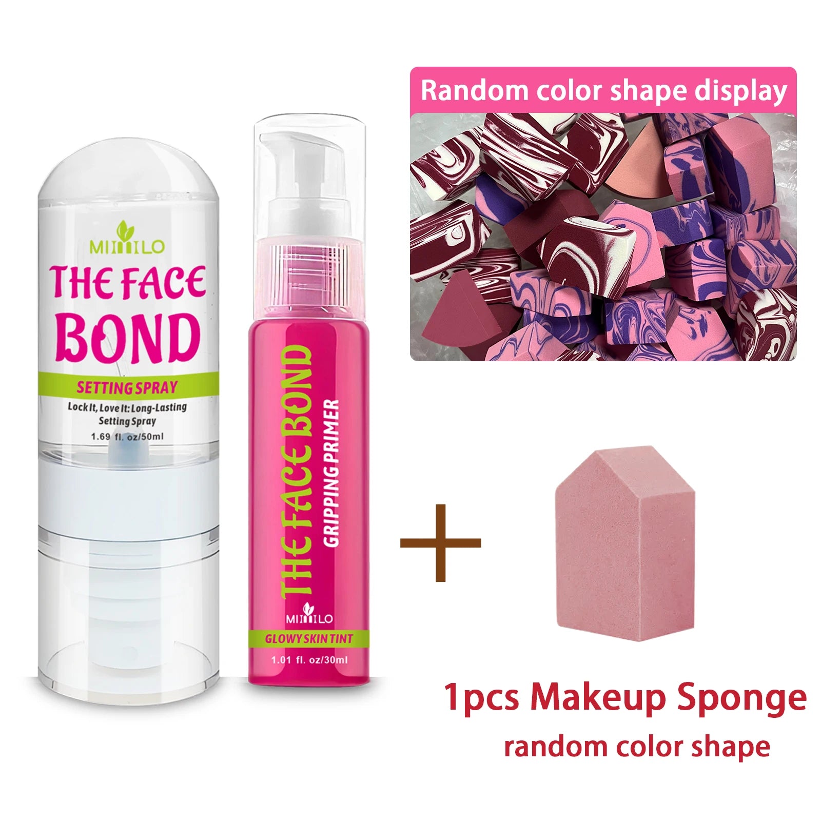 Long Lasting Primer Setting Spray Duo Non Greasy Deep Hydration Smudge Proof Makeup Base Holds Like Glue