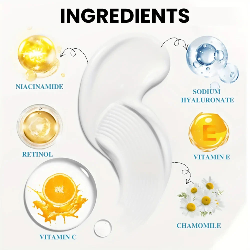 Retinol Collagen Facial Care Moisturizing Cream Deeply Nourishes Suitable for Dry and Rough Skin Aging Face Cream Moisturizing