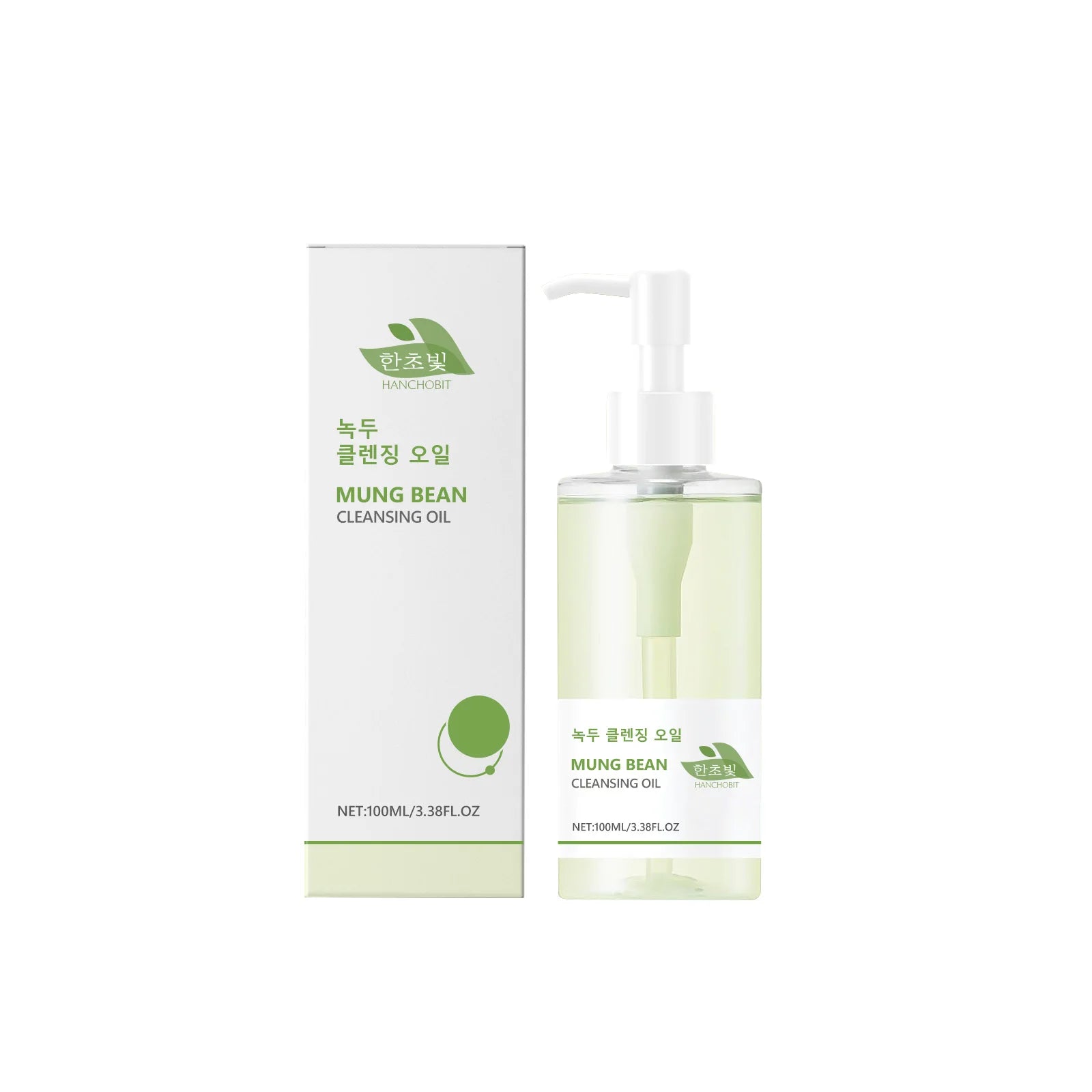 Mung Bean Cleansing Oil Gentle Makeup Remover Oil Lip Eye Makeup Cleansing Pores Keep Fresh Soothing Non-tightening Skin Care