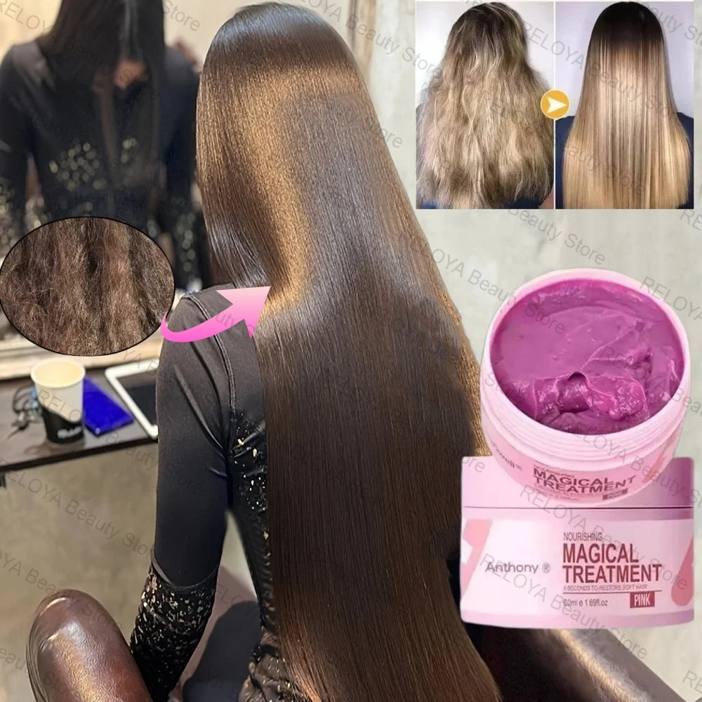 Magical Keratin Hair Mask 5 Seconds Repair Hair Soft Smooth Shiny Deep Moisturize Conditioner for Dry Damaged Hair All Hair Type