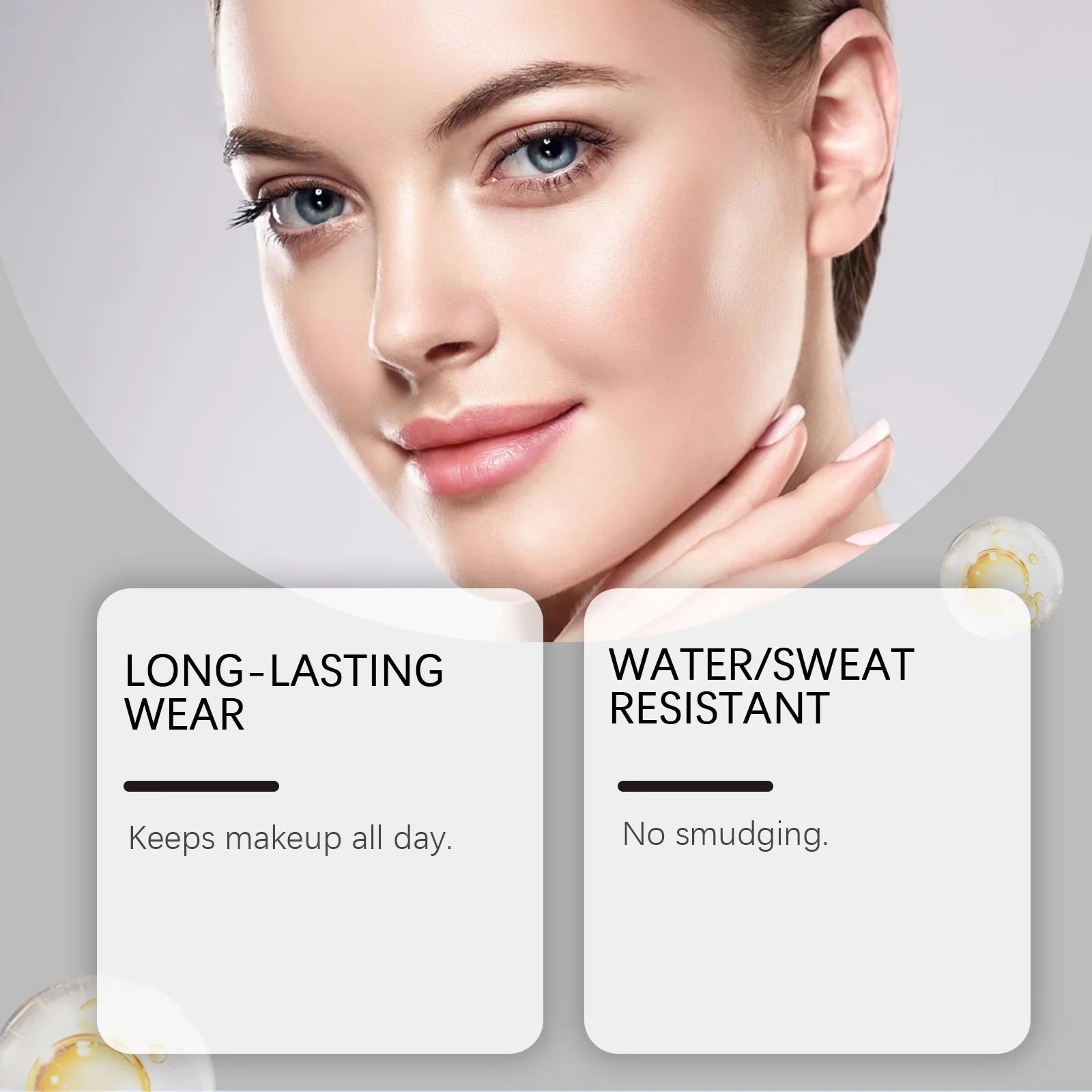 Makeup Setting Spray Hyaluronic Acid Moisturizing Waterprodf Sweat Resistant Fast Drying Lightweight 24h Longlasting Fixing Mist