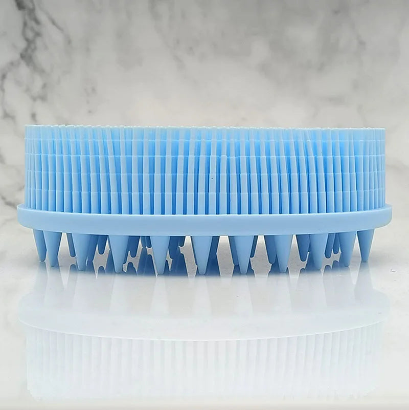 Silicone Body Brush Baby Shower Body Wash Sponge Dry Massage Bath Towel for BodyBast Silicone Body Scrubber Bath Back Scrubber