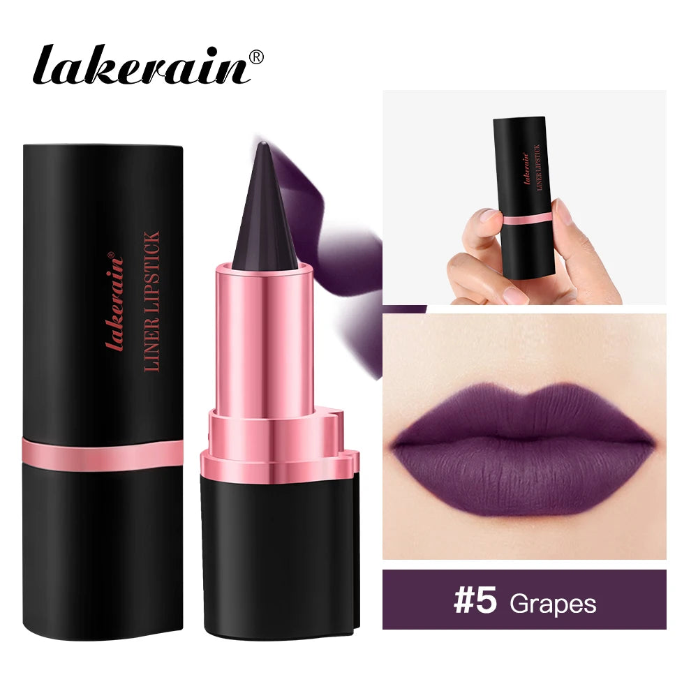 Gradient Lip Liner Lipstick Long Lasting Waterproof Matte Makeup Non Sticky Contouring Tint Lip Liner Crayon Lip Cosmetics