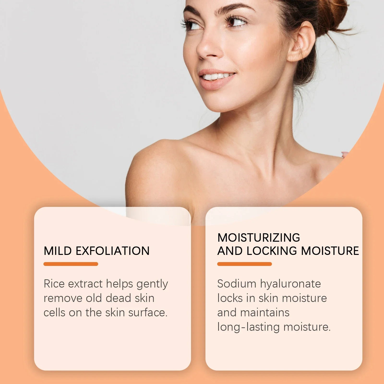 Rice Exfoliating Gel Face Oil Control  Purifying Face Pores Shrinking Brighten Moisturizing Facial Scrub Product Improve Skin