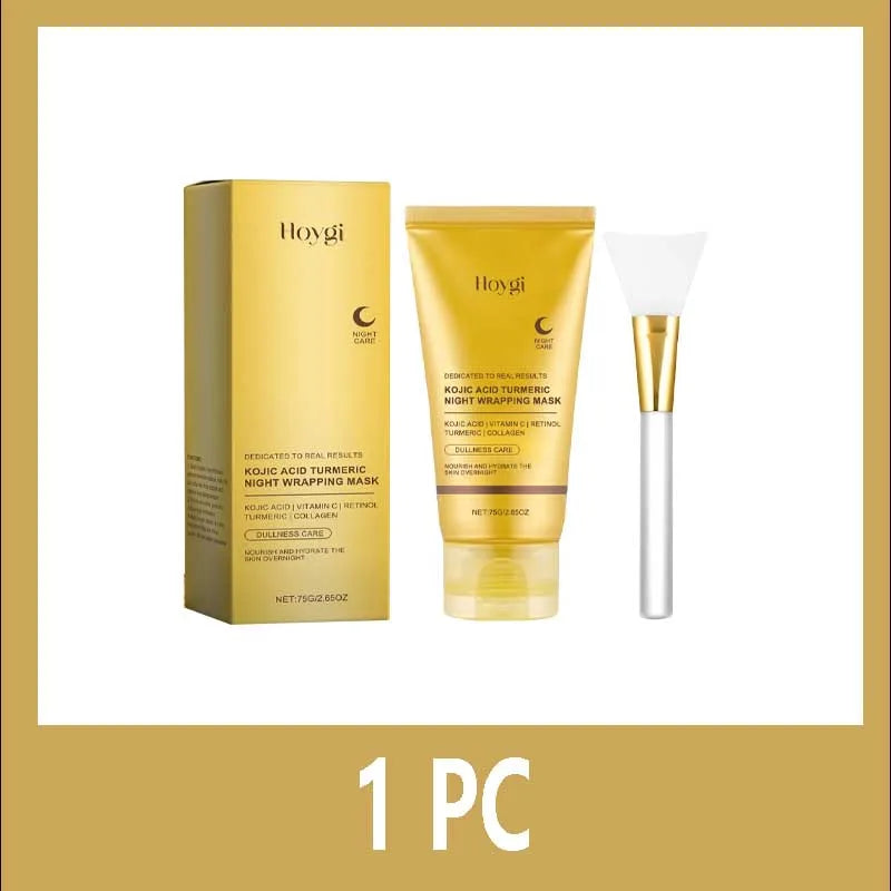 Turmeric Deep Collagen Mask Peel Off Mask Face Anti Wrinkle Lifting Korean Skin Care Masks Skin Firmnes For Nighttime Care