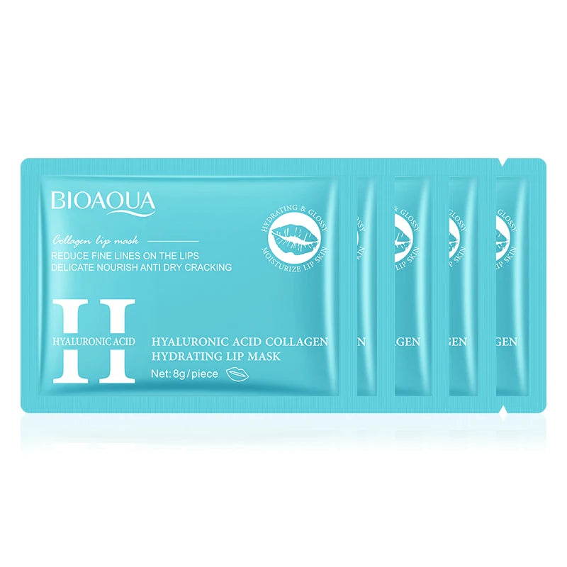 BIOAQUA Retinol Crystal Collagen Lip Mask Moisturizing Plump Lips Gel Masks Anti Wrinkles Hydrating Lip Plumper Lips Skin Care