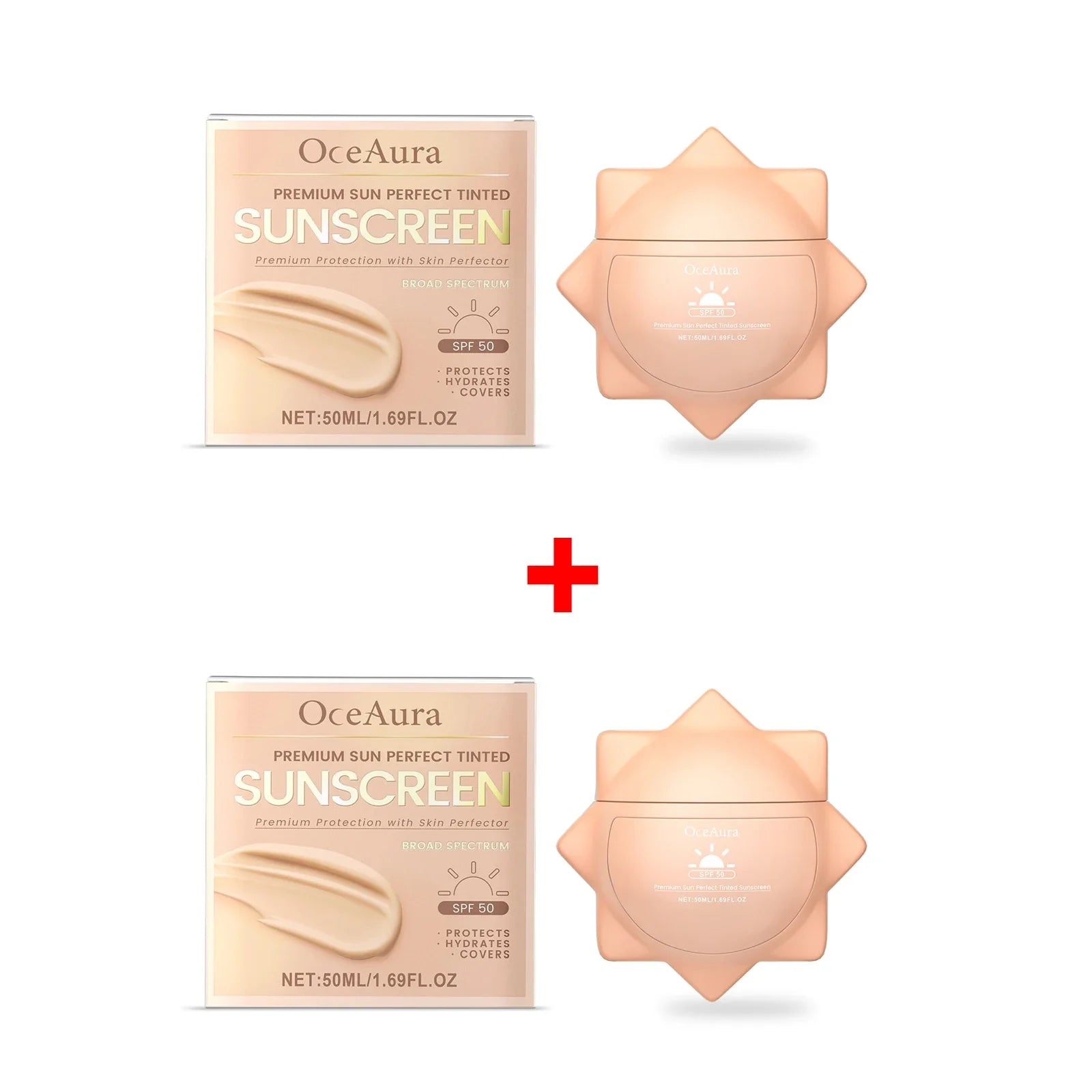 Sunscreen For Face Whole Body SPF 50+ UV Resistant Skin Protection Anti Sunburn Oil Control Moisturizing Sun Isolation Cream