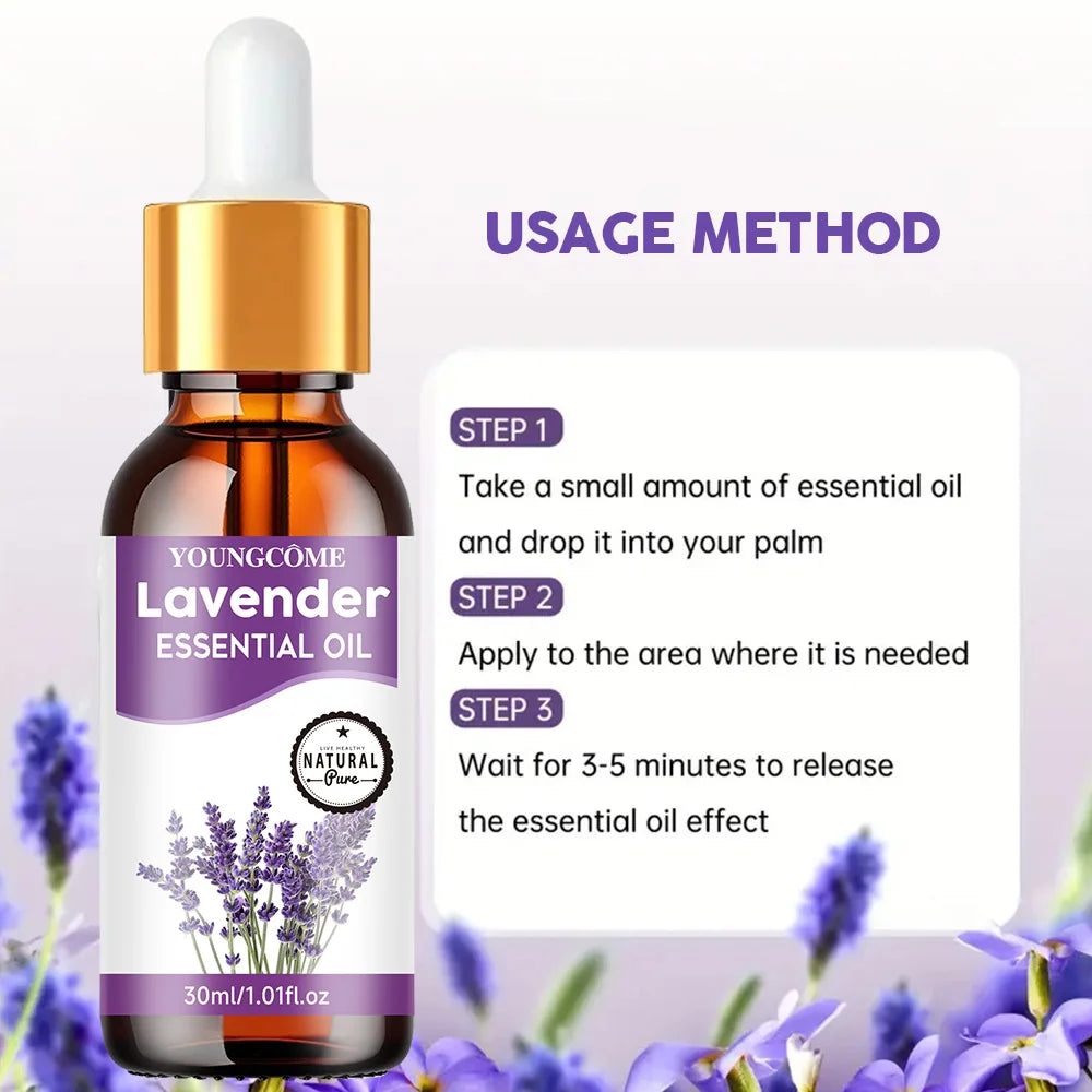 Lavender Extract Hair Oil Joint Massage Oil Grapefruit and Lavender Massage Oil, Moisturizing Body Oil Body Care Skincare new