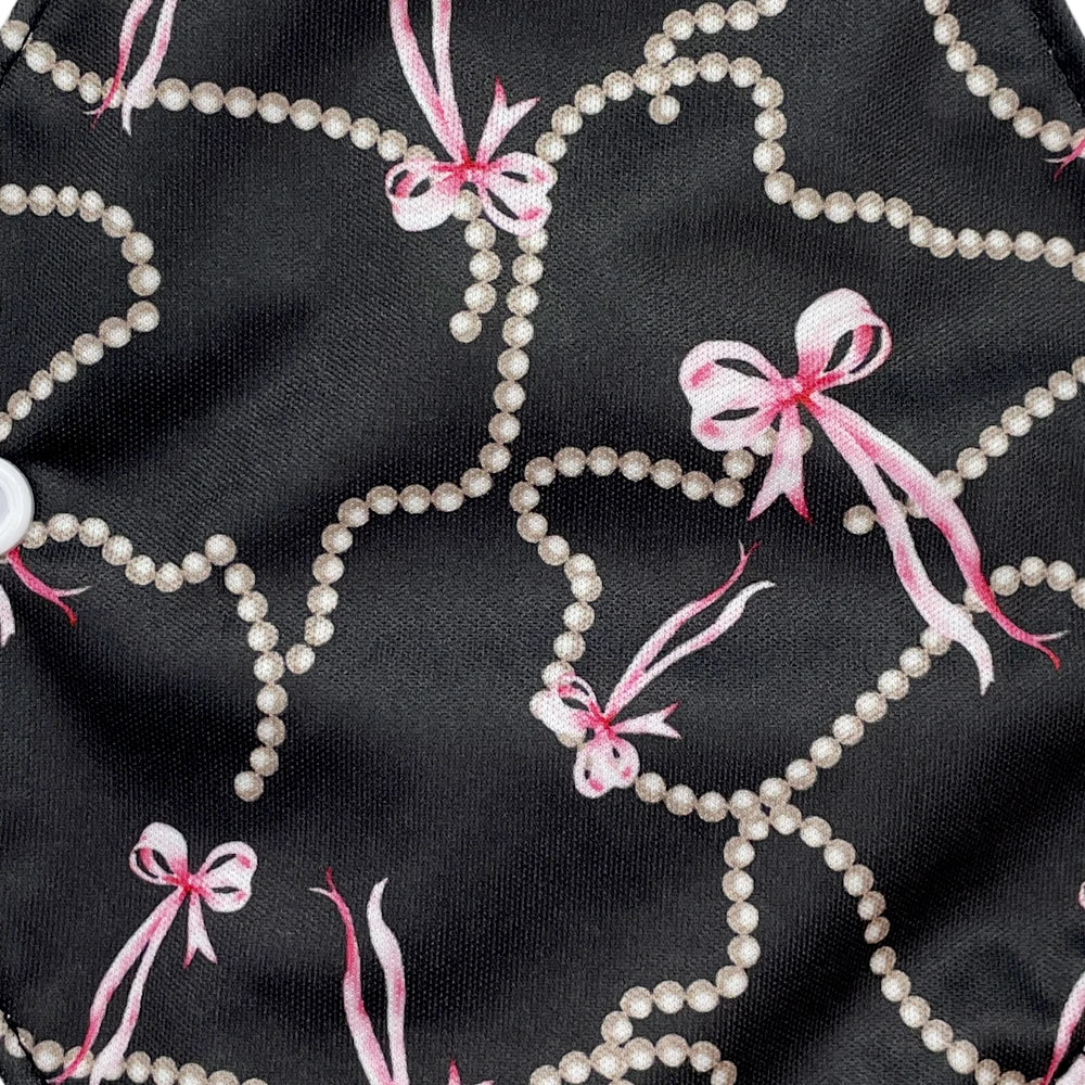 women Reusable menstrual pads for monthly, bamboo charcoal washable sanitary towels for periods, absorbent mama cloth pads 1 pc