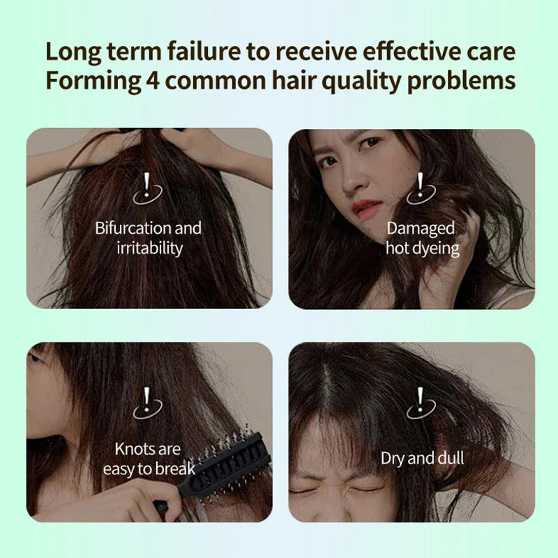 Hair Capsules Repairing Maltreated Frizzy Hair Silky Moisturizing Hair Oil Smoothing Nourishing Hair Care Essence Products 800mg