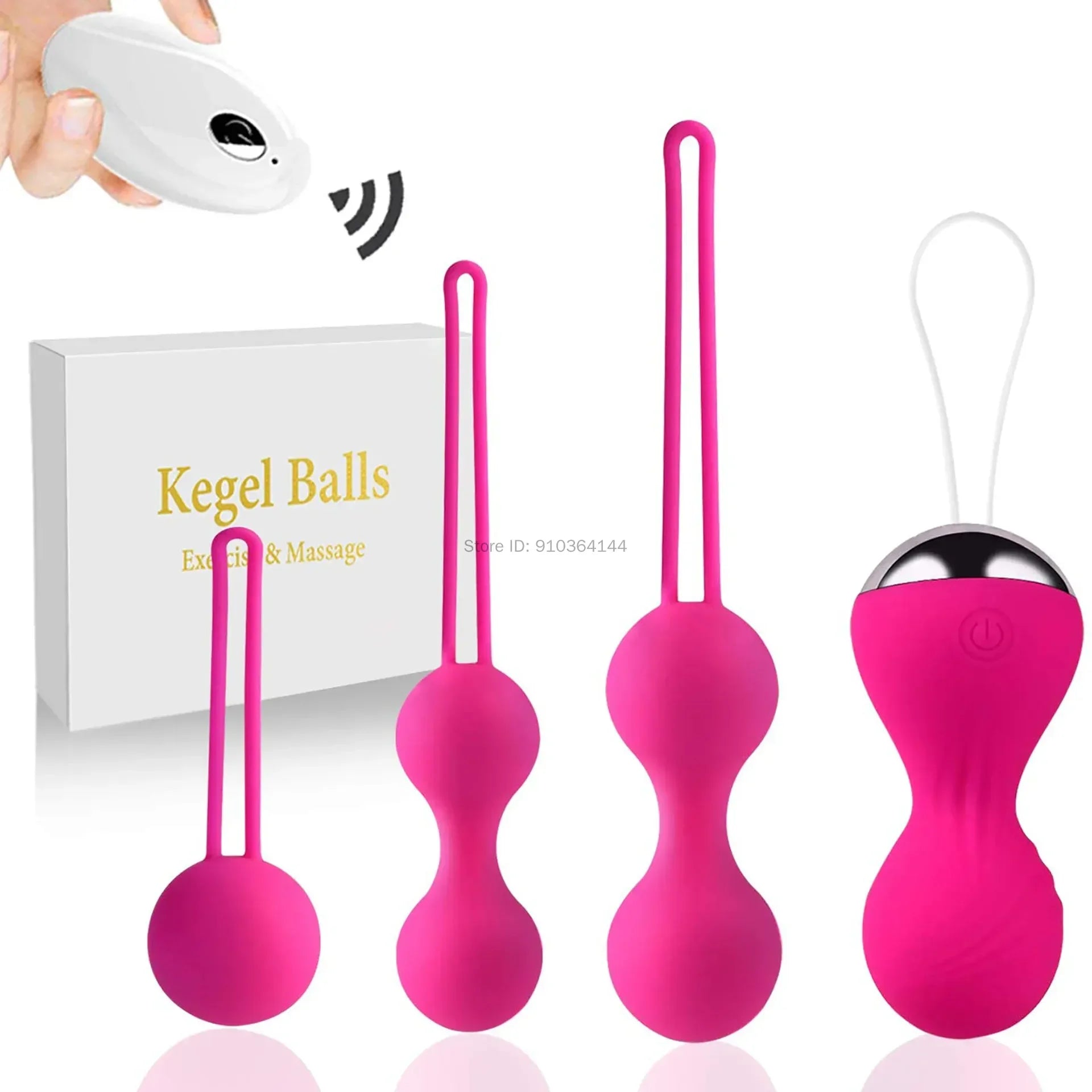 Silicone Smart Ball Vibrating Kegel Balls Private Care Vagina Tighten Exercise Machine Vaginal Geisha Ball Sex Toys for Women 18
