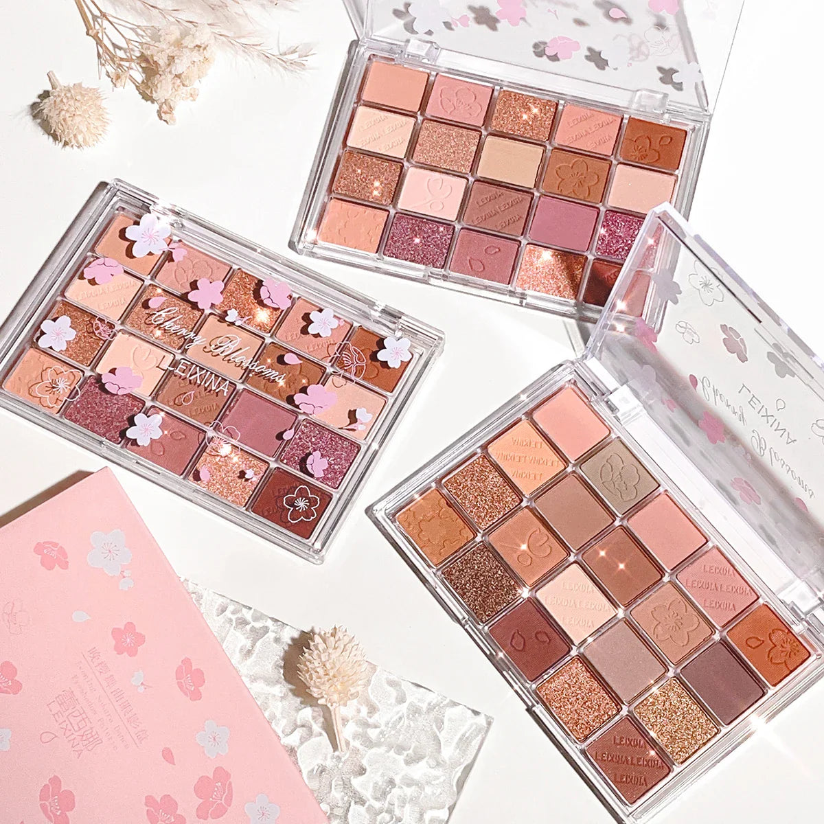20-Color Eyeshadow Palette with Glitter, Shimmer, and Matte Finishes – Instagram Makeup Palette