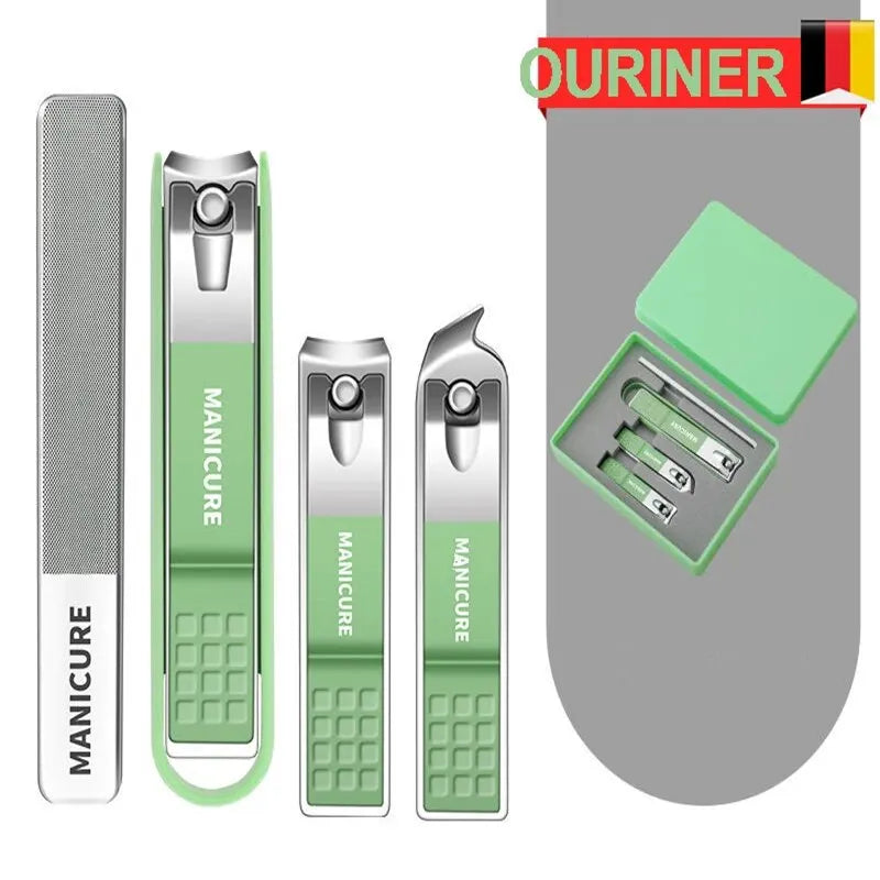 Germany Nail Clipper Set a Full Set of New High-grade Men and Women on Special Nails Cut Nail Clippers Pedicure Tool Boxes