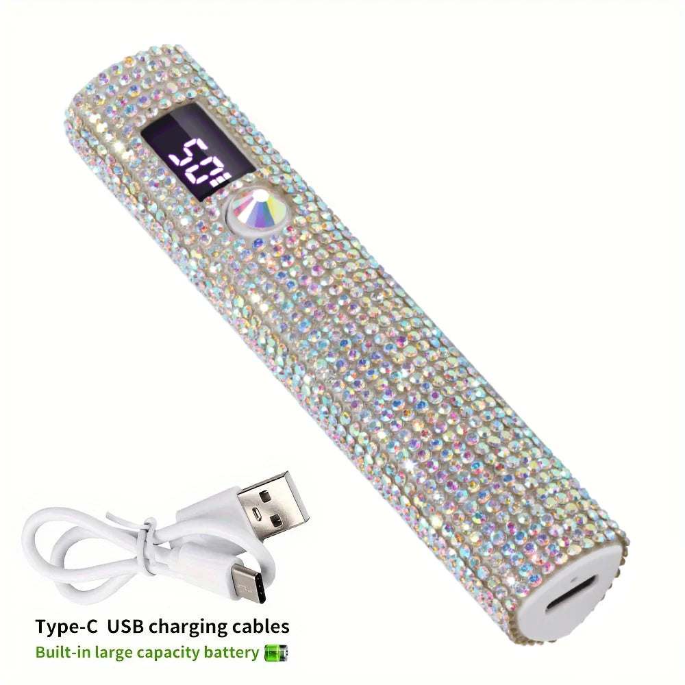 DianaBeauty Handheld Nail Dryer Lamp UV/LED Nail Curing All Gel Polish Nail Art Tool USB Rechargeabl Quick Dry Nail Lamp