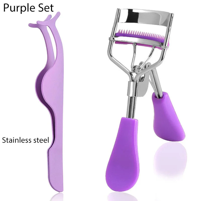 Eyelash Curler Natural Curl Beauty Tool Portable Stainless Steel False Eyelash Curling Clip Cosmetic Eyes Makeup Beauty Tools
