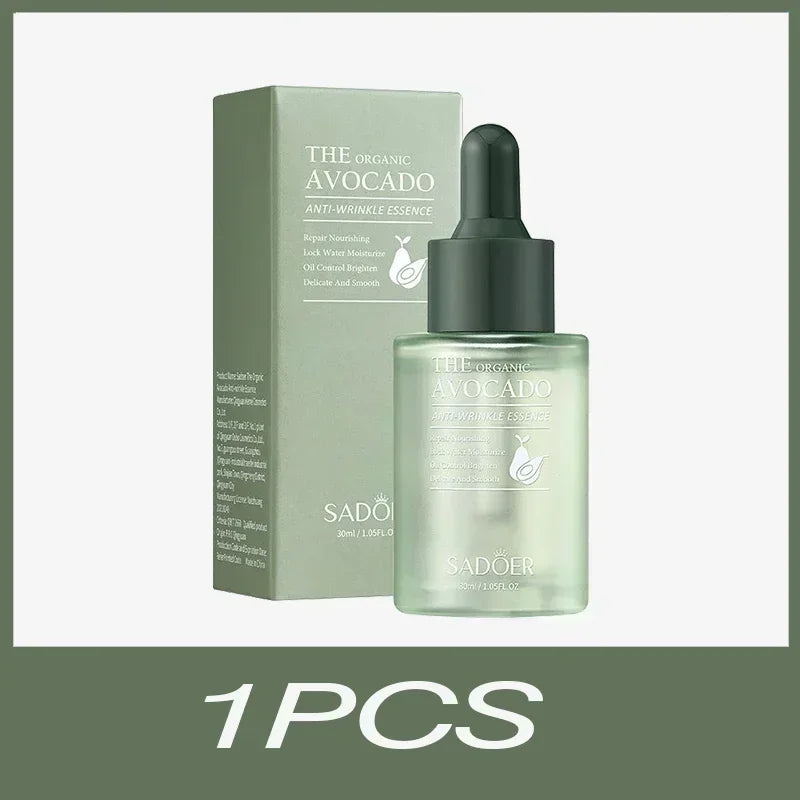 Avocado Face Essence Organic Shea Butter Moisturizing Anti-Aging Whitening Repairing Nourish Smooth Facial Serum Skin Care