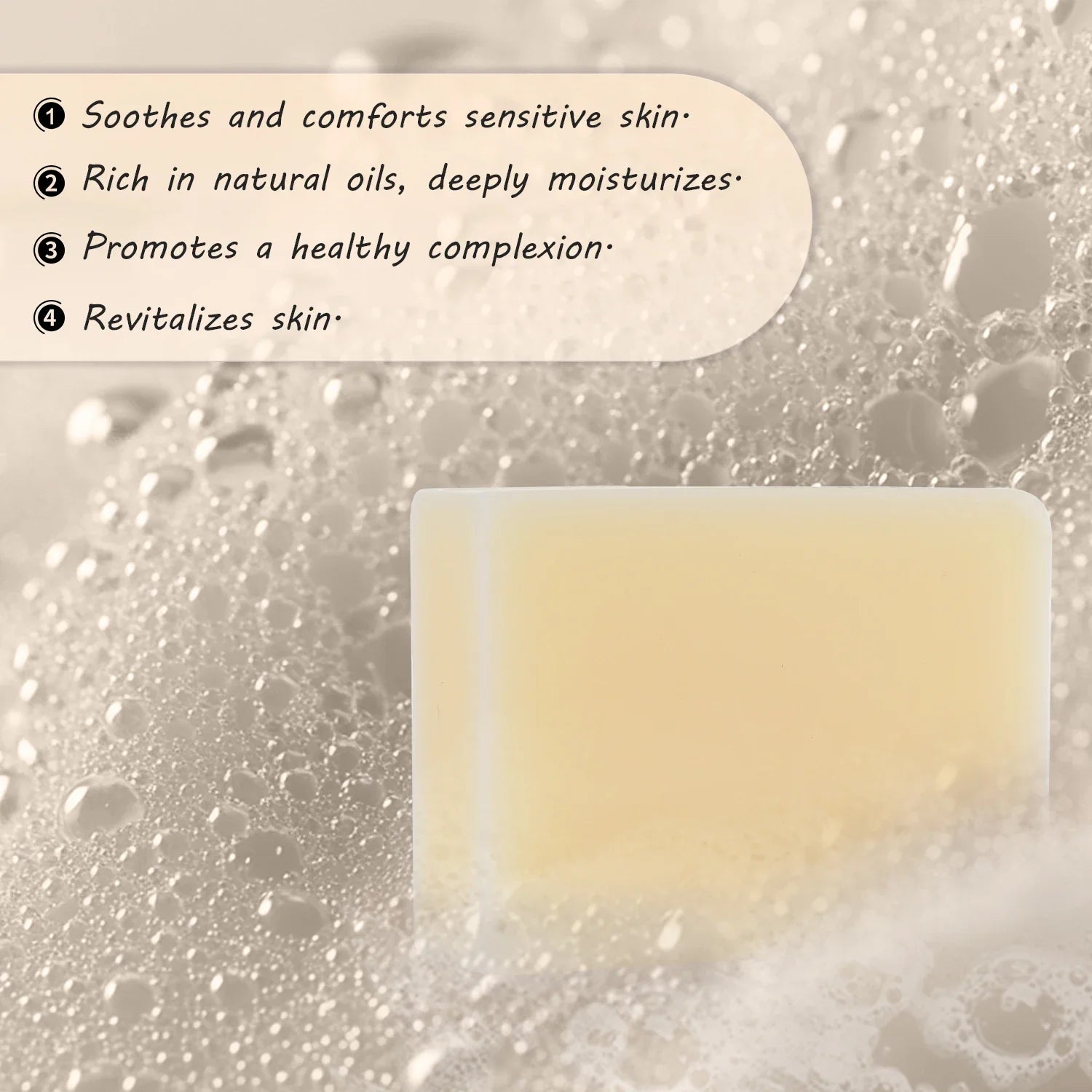 120g Handmade Beef Tallow Soap Bar Face & Body Wash Skin Moisturizer Smooth Natural Grass Fed Tallow Soap for Sensitive Skin