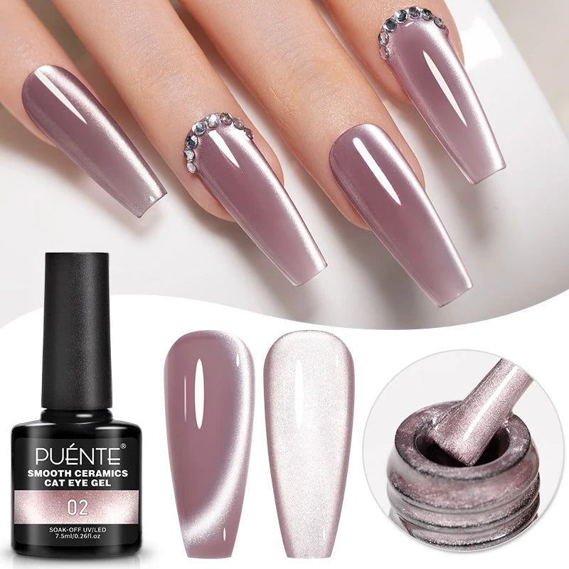 PUENTE 15ML Vitamin E Base Coat Gel Nail Polish For Soft Thin Breaking Nails Strengthen Soak Off UV Gel Varnish For Nail Care