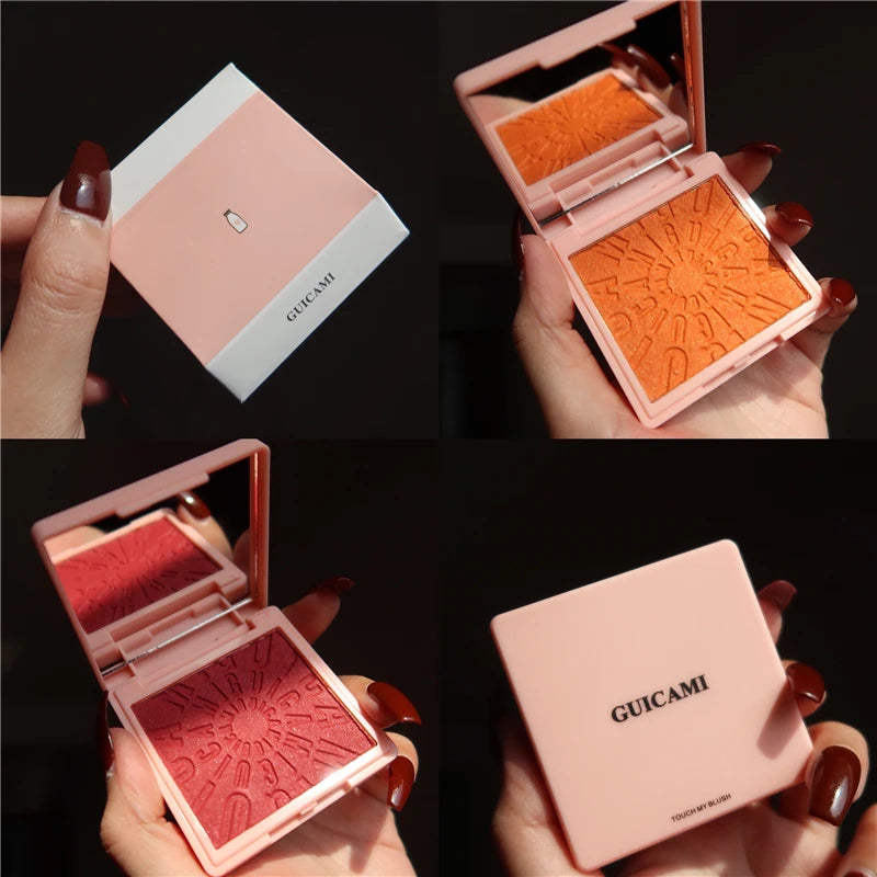 Makeup Blush Palette Face Contour Cheek Blusher Shimmer Glitter Highlighter Bronzer Palette paleta de blush Powder Highlight