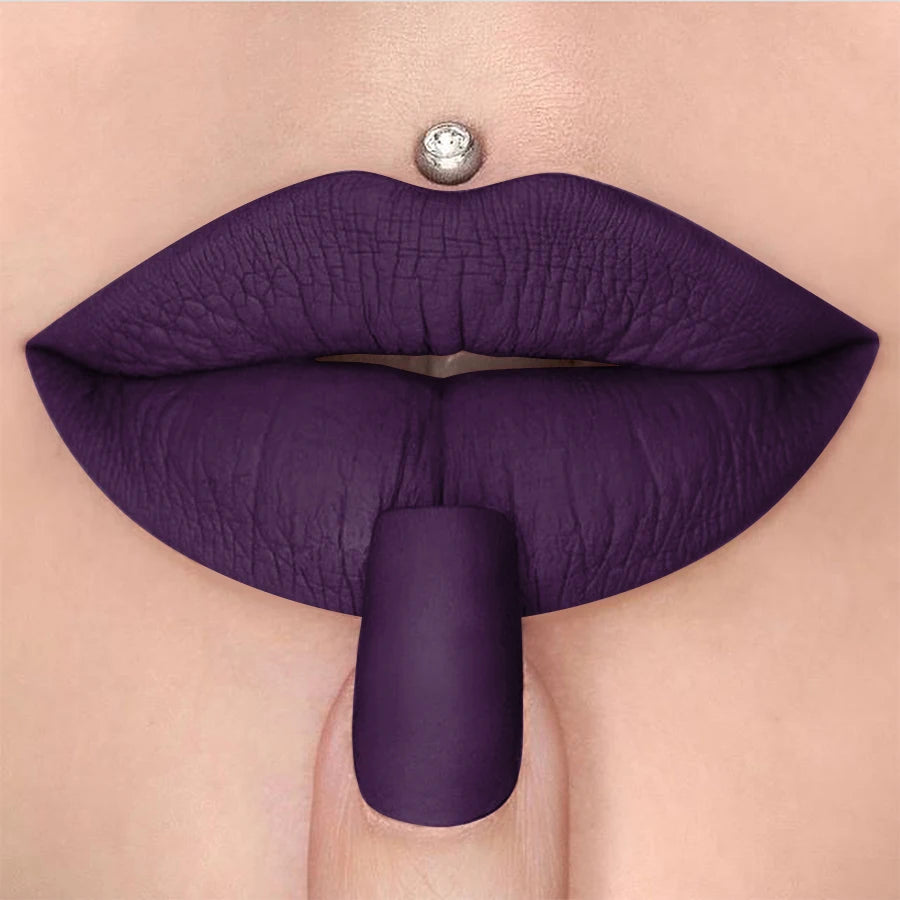 1PC 15 Colors Nude Velet Matte Lipstick Pen Waterproof Long Lasting Red Pink Lip Liner Pen Korean Makeup Lip Tint Lip Glaze