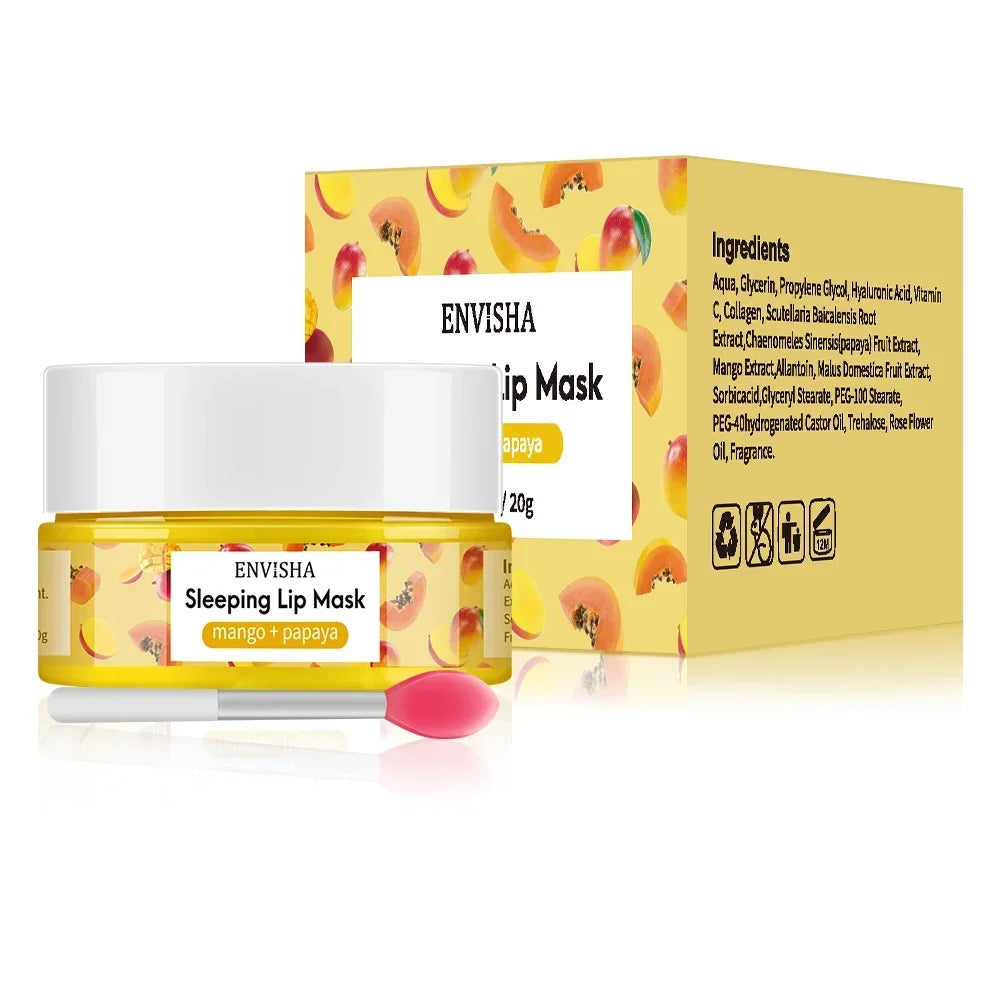 Lip Mask Sleeping Maintenance Moisturizing Fade Lines Nourishing Balm Skin Care Beauty Health Exfoliating Anti Drying Watermelon