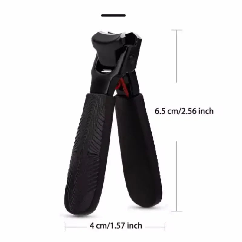 Professional Stainless Steel Nail Clippers Set for Thick Nails Anti-Splash Sharp Trimmer Nail Pedicure Manicure Tools for Men