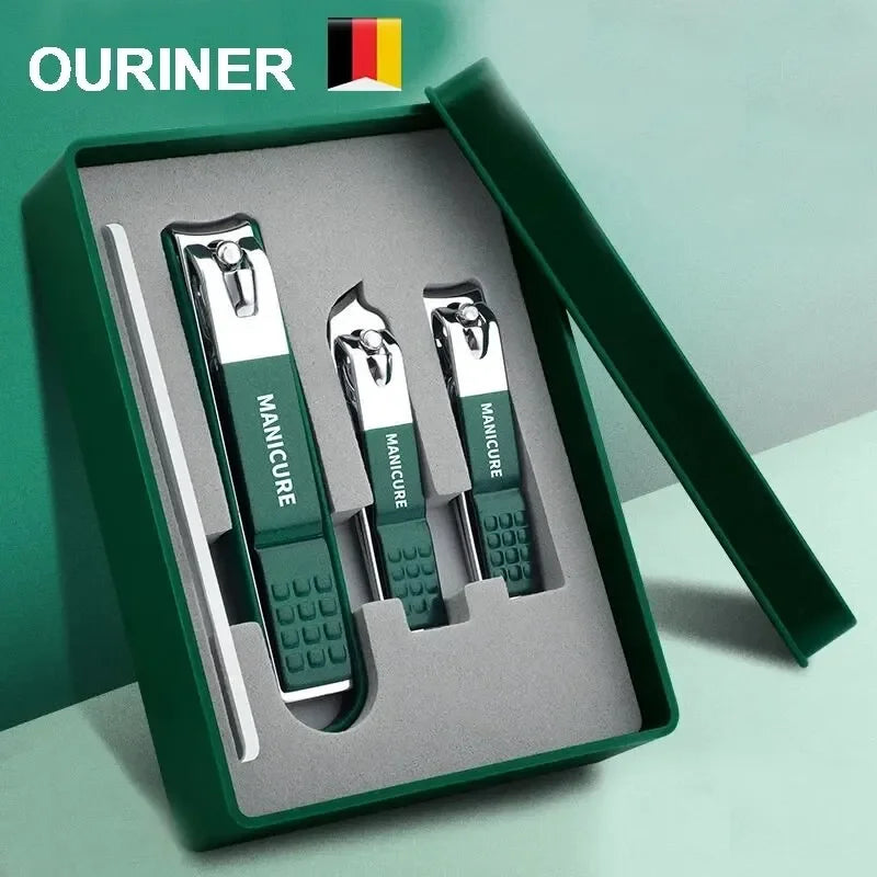 Germany Nail Clipper Set a Full Set of New High-grade Men and Women on Special Nails Cut Nail Clippers Pedicure Tool Boxes