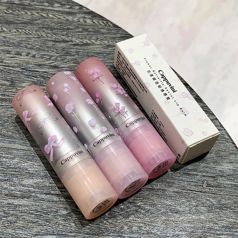 Flowery Dish Language Lip Gloss – Mirror Lip Glaze, Water-Light, Long-Lasting Moisturizing Lip Makeup