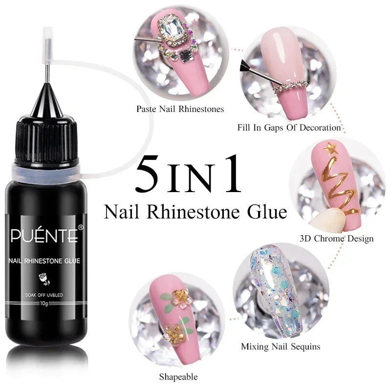 PUENTE 15ML Vitamin E Base Coat Gel Nail Polish For Soft Thin Breaking Nails Strengthen Soak Off UV Gel Varnish For Nail Care