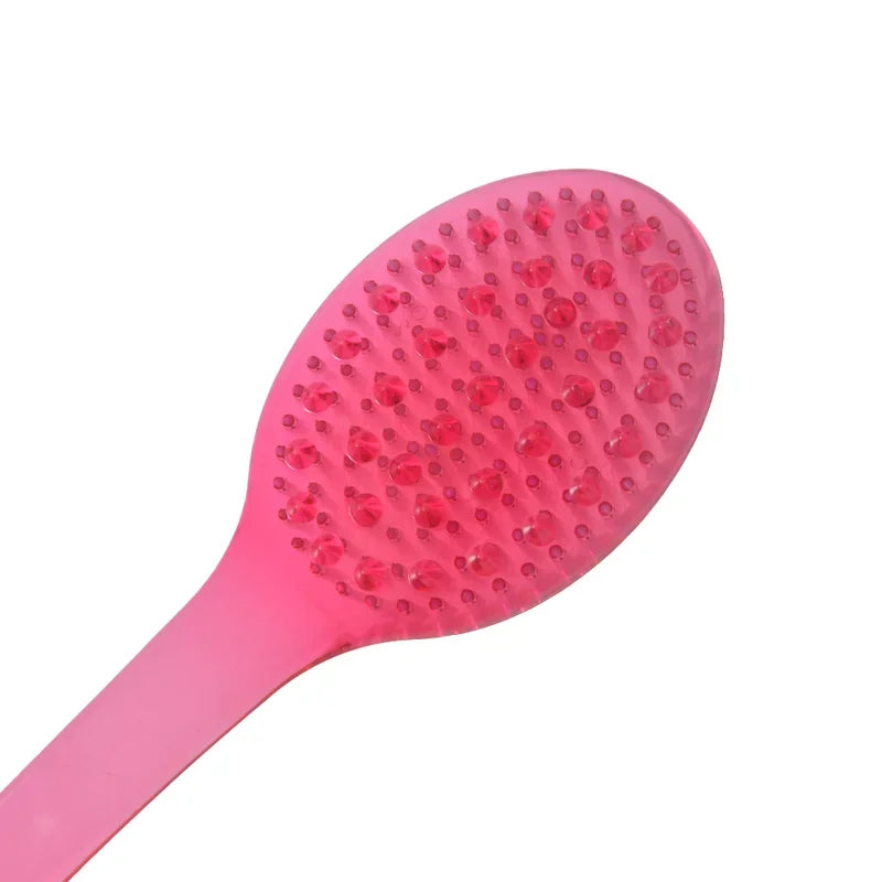 Long Handle Soft Bath Body Brush Back Shower Brushes With Handle Exfoliating Scrub Skin Massager Exfoliation Bathroom Brush