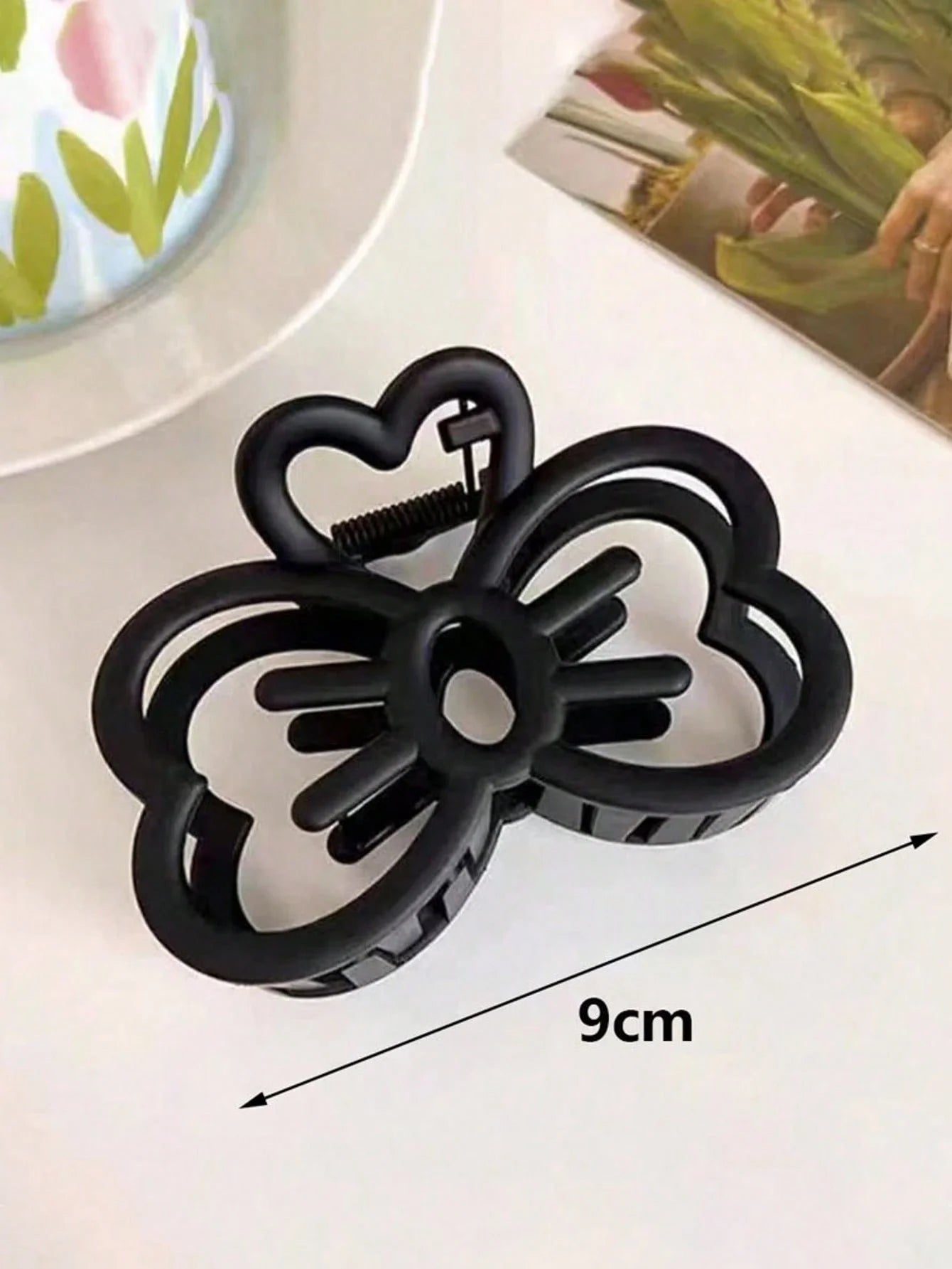 New Candy Color Cat Bow Hair Clip Plastic Claw Clip Fashion Crab Hair Clip For Girls Sweet Hair Claw Women Hair Accessories
